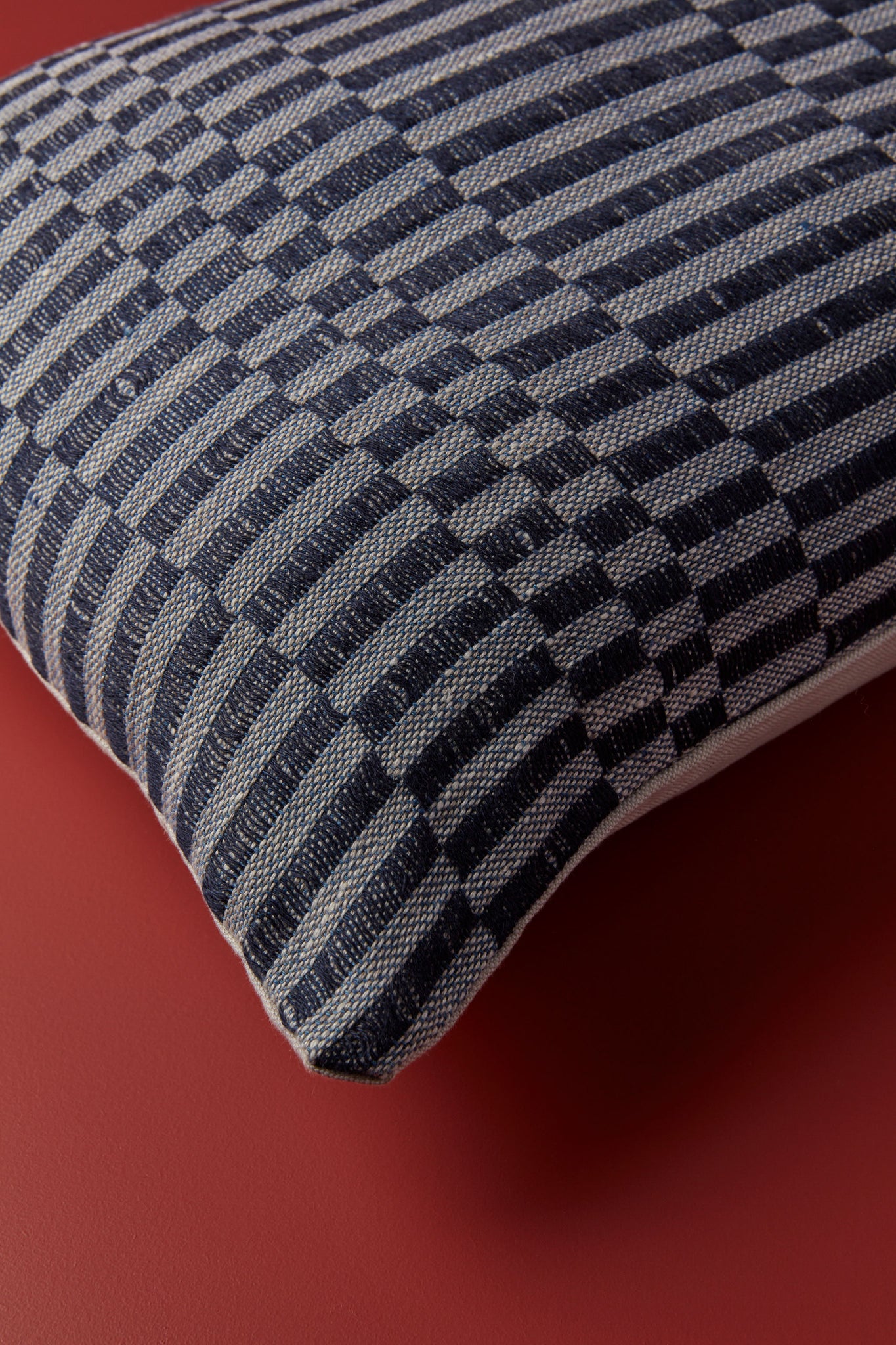 Sundance Studio - Rectangle Pillow, Navy Stripe